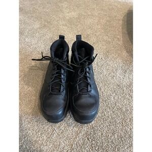 Nike black boots boys youth